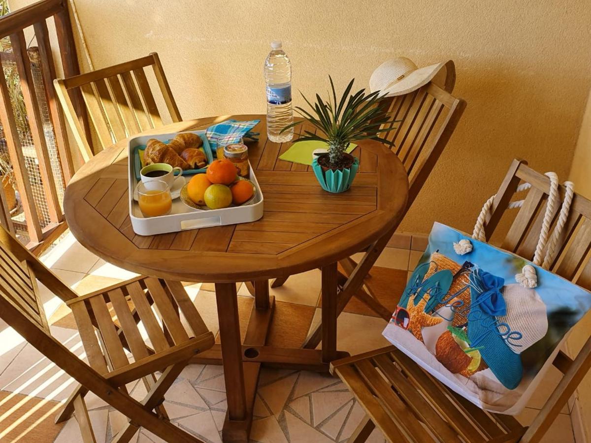Les Villas Du Bambou - Appartement Azul De 1 A 3 Pers Le Gosier  Exteriér fotografie